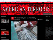 Tablet Screenshot of americanterrorist.com